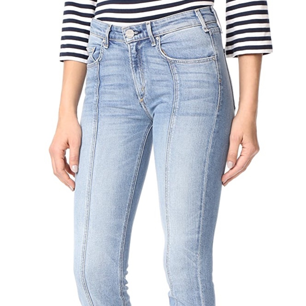 McGuire Denim Seamed Front Valetta Skinny Jeans
